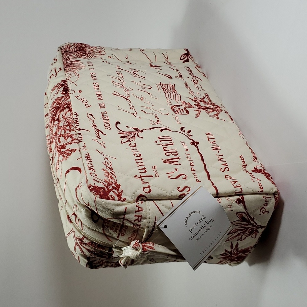 PotteryBarn Postcard Cosmetic Bag